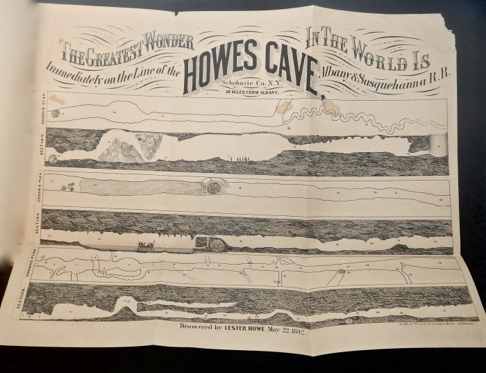 A Description of Howe's Cave;  (1865)