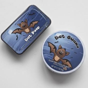 Bat Guano (Chocolate) or Poop (Peppermint) Sugar Free Mints - Product Image