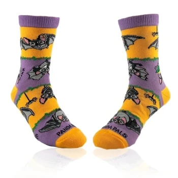 Bat Life Striped Adult Small Socks (Shoe Size 2-5) - Product Image