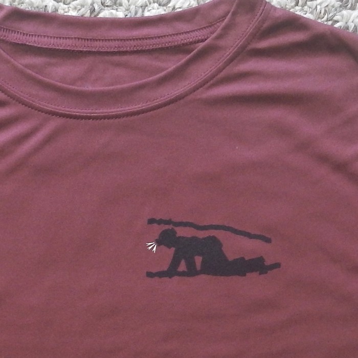 Caving Is The Answer Short Sleeve Performance Shirt (Back Design With Front logo)