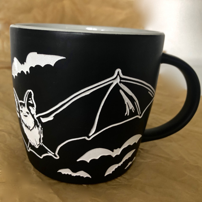 Deep Etched Soup Mug