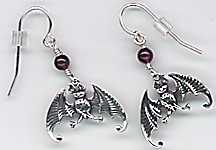 Edward Gorey Sterling Earrings - Product Image