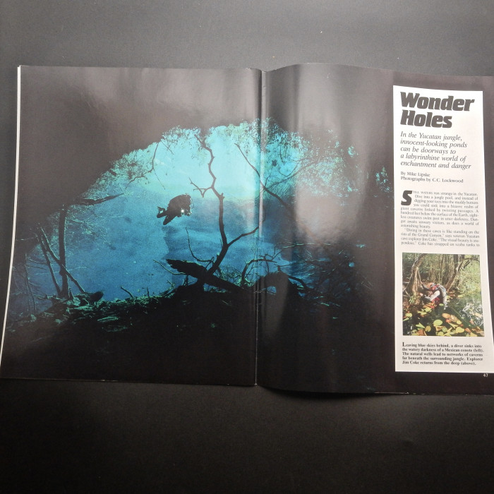 International Wildlife, January 1990, Wonder Holes