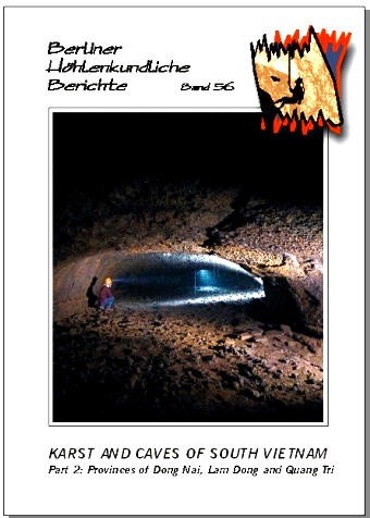 Karst and Caves of South Vietnam. Part 2: Provinces of Dong Nai, Lam Dong and Quang Tri. BHB  Volume 56. - Product Image