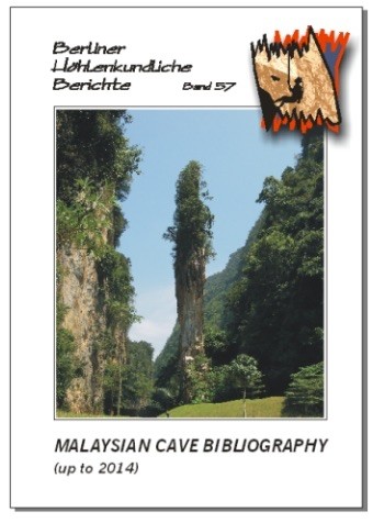 Malaysian Cave Bibliography (up to 2014) BHB  Volume 57. - Product Image