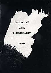 Malaysian Cave Bibliography - Product Image