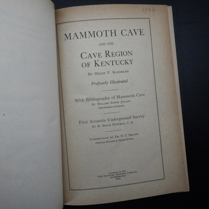 Mammoth Cave and the Cave Region of Kentucky