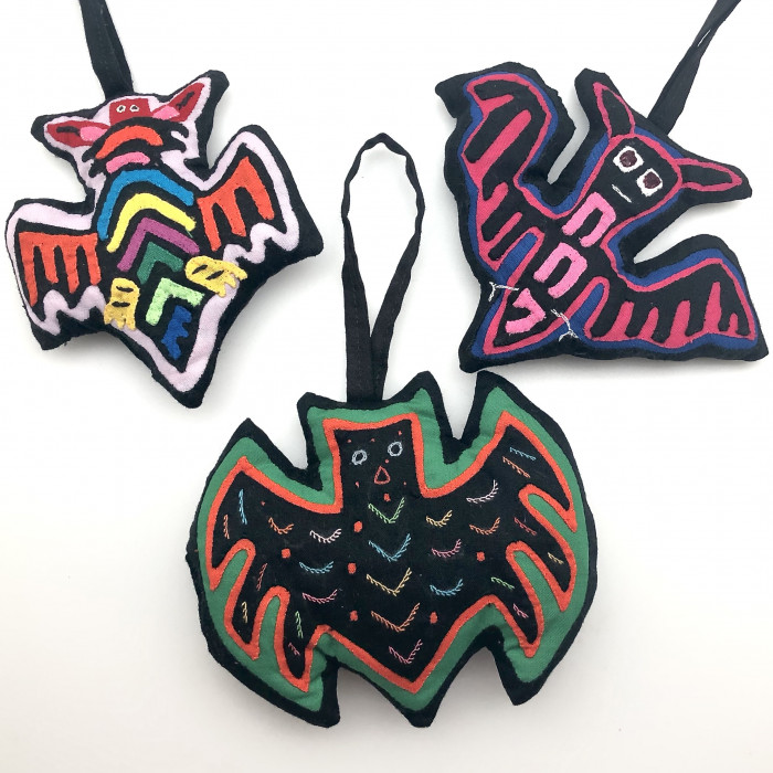 Mola Bat Ornament