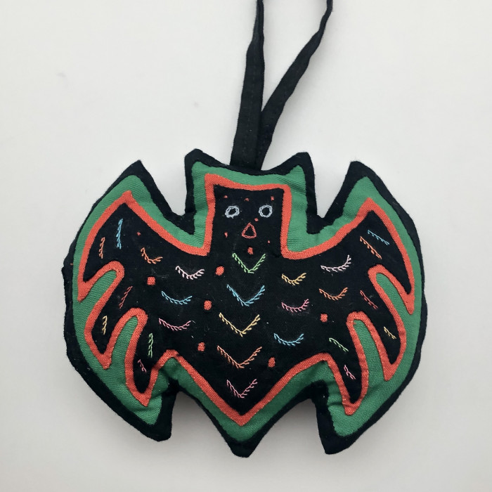 Mola Bat Ornament