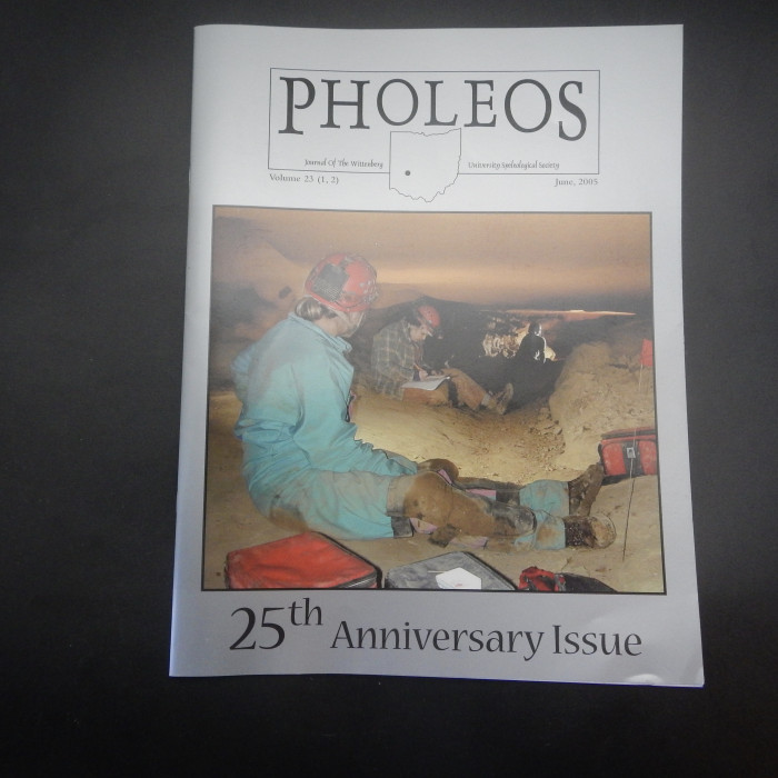 Pholeos; Journal of the Wittenberg University Speleological Society single issues