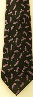 Purple Bats, Purple Bats Tie - Product Image