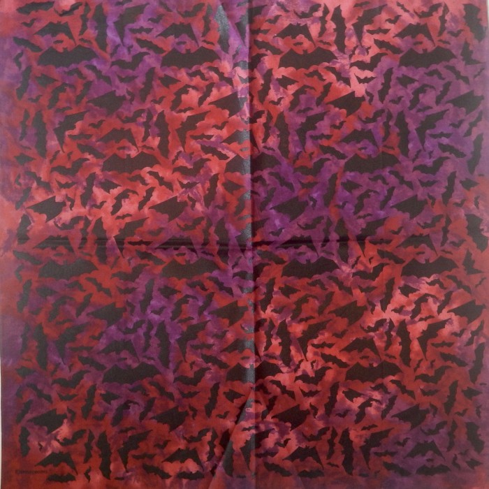 RedandPurpleTieDyeBatBandanna