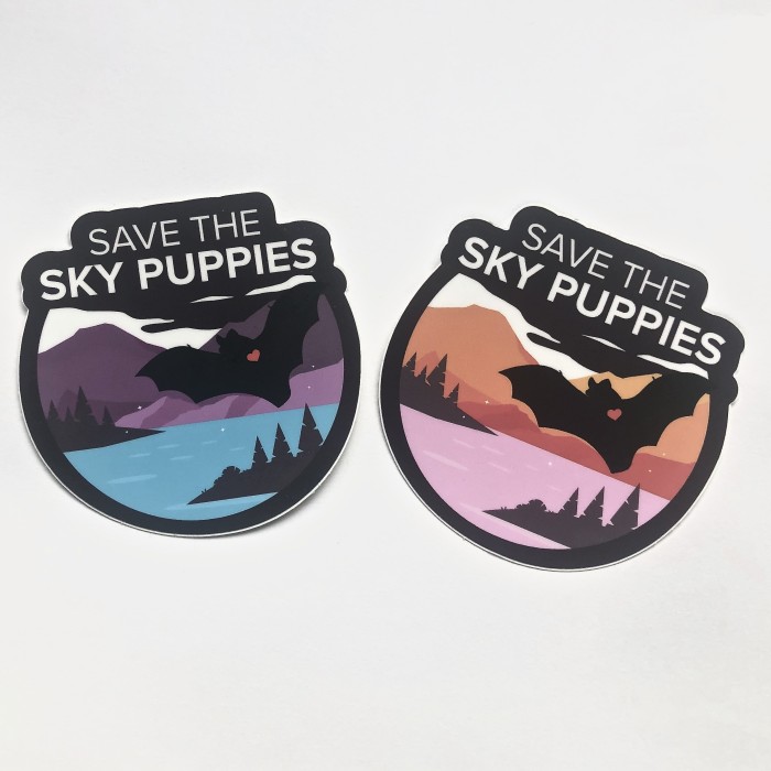 Save The Sky Puppies Sticker