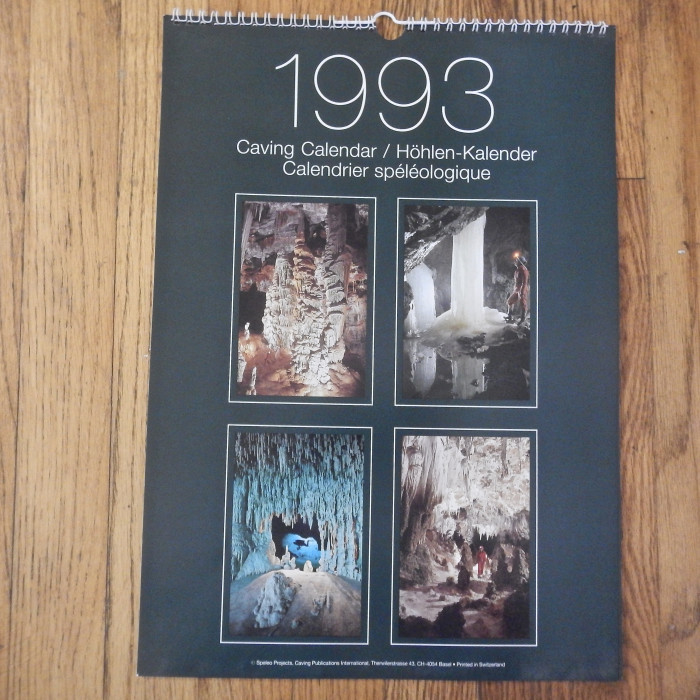 Speleo Projects Switzerland Calendars (1985-2017) sold individually