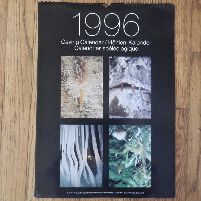Speleo Projects Switzerland Calendars (1985-2017) sold individually
