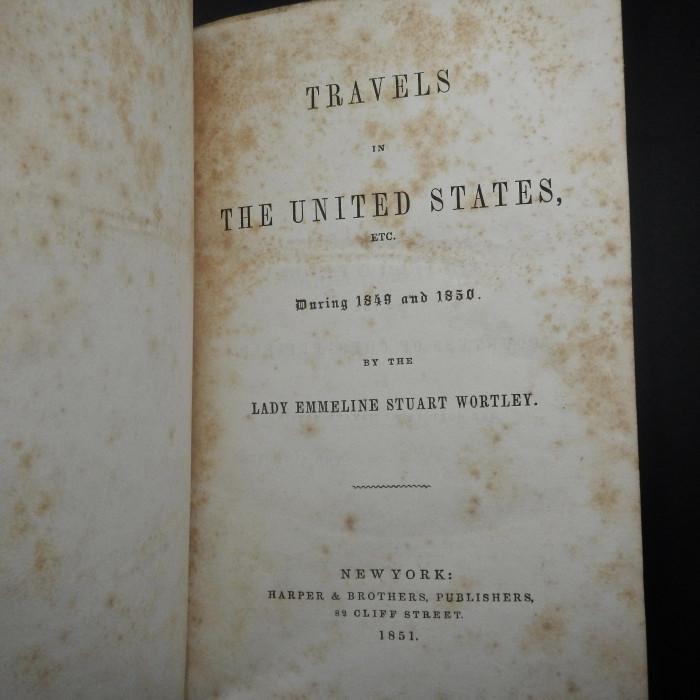 Travels in the United States Etc. During 1849 and 1850
