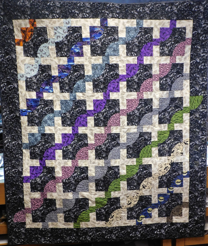 Waves Of Bats Quilt SOLD
