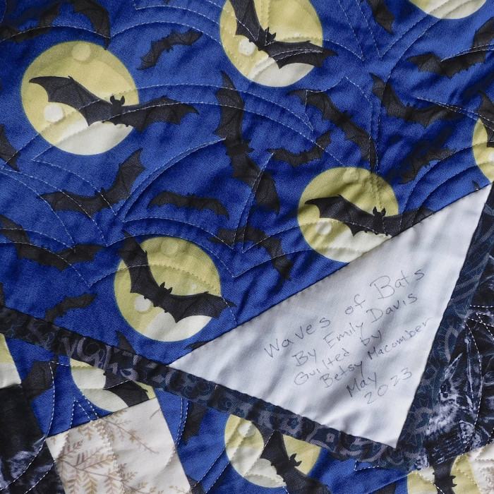 Waves Of Bats Quilt SOLD